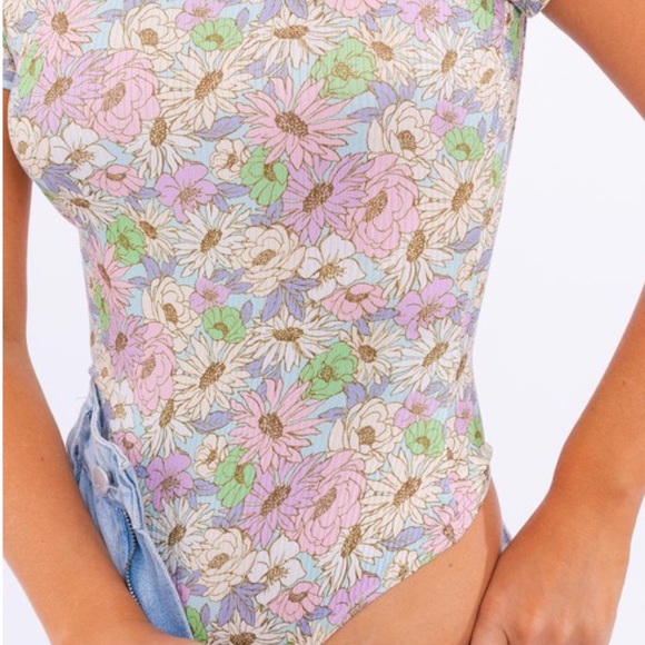 Spring Floral Bodysuit - Picture 3 of 5